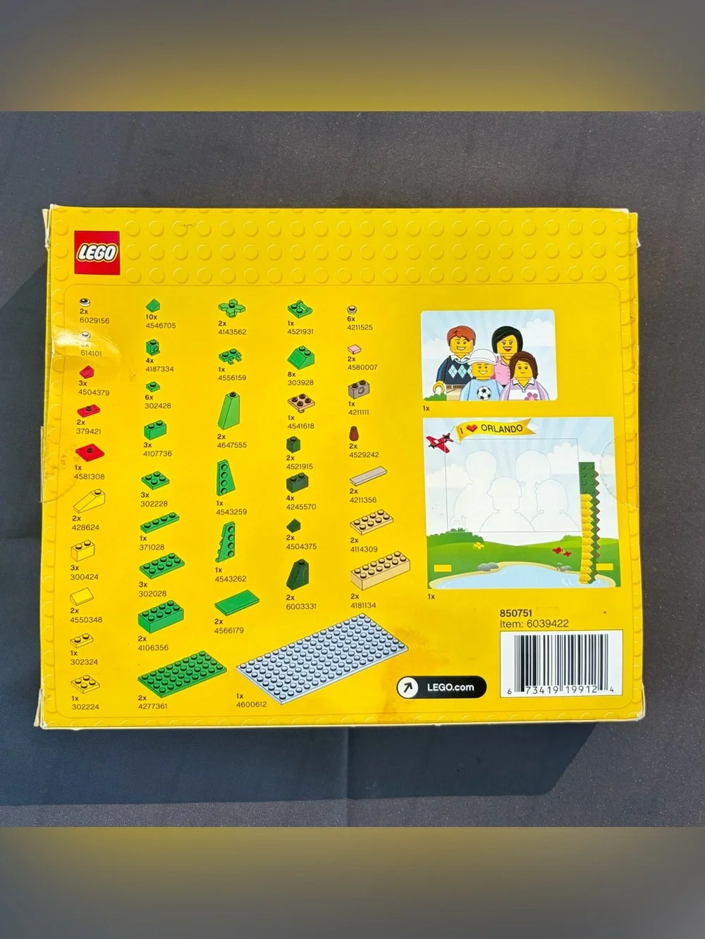 LEGO 850751 Orlando Picture Frame Retired Open Box